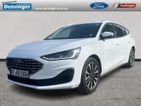 Gebraucht Ford Focus Titanium X 125 PS (91 kW) 2023 Frostweiß Kombi