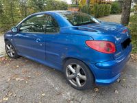 Gebraucht Peugeot 206 CC 109 PS (80 kW) 2003 Blau Cabrio