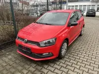 Gebraucht VW Polo Trendline 60 PS (44 kW) 2016 Rot Kleinwagen