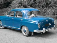 Gebraucht Mercedes 219 89 PS (65 kW) 1958 Blau Limousine