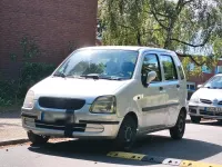 Gebraucht Opel Agila 75 PS (55 kW) 2002 Silber Van / Kleinbus