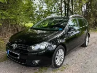Gebraucht VW Golf VI Style 105 PS (77 kW) 2011 Schwarz Kleinwagen