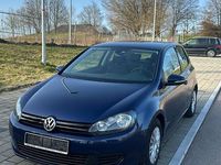 Gebraucht VW Golf VI Trendline 102 PS (75 kW) 2009 Blau Kleinwagen