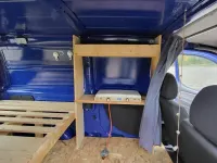 Gebraucht Fiat Doblò 101 PS (74 kW) 2006 Blau Van / Kleinbus