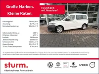 Usata VW Caddy Basis 122 CV (89 kW) 2022 Bianco Monovolume