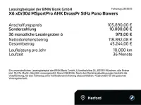 Neu BMW X6 Sport Line 298 PS (219 kW) 2025 Saphirschwarz (schwarz) SUV