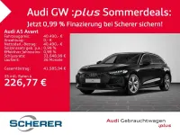 Gebraucht Audi A5 Basis 204 PS (150 kW) 2025 Mythosschwarz metallic Kombi