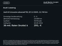 Gebraucht Audi A3 Advanced 150 PS (110 kW) 2025 Mythosschwarz metallic Limousine