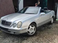 Gebraucht Mercedes CLK200 125 PS (91 kW) 1998 Grau Cabrio