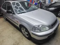 Gebraucht Honda Civic LS 105 PS (77 kW) 1996 Silber Coupé