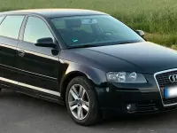 Gebraucht Audi A3 Sportback S-Line 160 PS (117 kW) 2008 Schwarz Kleinwagen