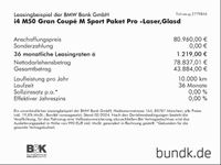 gebraucht BMW i4 i4M50 Gran Coupé M Sport Paket Pro -Laser,Glasd Sportpaket Bluetooth HUD Navi V