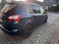 Gebraucht Ford Grand C-Max Titanium 150 PS (110 kW) 2012 Blau Van / Kleinbus