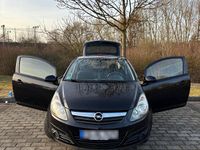 Gebraucht Opel Corsa 69 PS (50 kW) 2011 Schwarz Kleinwagen