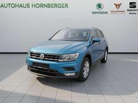 Gebraucht VW Tiguan Sound 150 PS (110 kW) 2017 Caribbean blue metallic SUV
