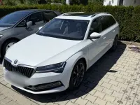 Gebraucht Skoda Superb 150 PS (110 kW) 2021 Weiß Kombi