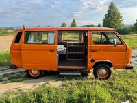 gebraucht VW T3 VWBulli - oranger Hingucker in gutem Zustand