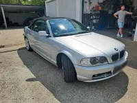 Gebraucht BMW 320 Cabriolet 170 PS (125 kW) 2002 Silber Cabrio