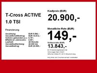 gebraucht VW T-Cross - ACTIVE 1.0 TSI 5JGar ACC Navi App