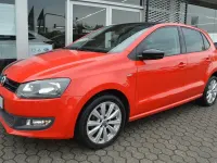 Gebraucht VW Polo Match 69 PS (50 kW) 2012 Flashrot Kleinwagen