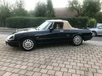 Gebraucht Alfa Romeo Spider 120 PS (88 kW) 1990 Schwarz Cabrio