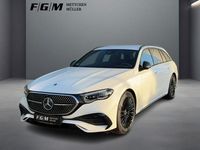 Gebraucht Mercedes E300 AMG line 313 PS (230 kW) 2024 Unilack polarweiß Kombi