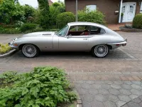 Begagnad Jaguar E-Type 265 HK (194 kW) 1969 Silver Sportkupé