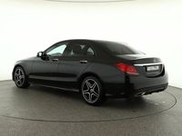 Gebraucht Mercedes C300 AMG line 245 PS (180 kW) 2019 Metalliclack obsidianschwarz Limousine
