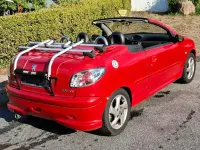 Gebraucht Peugeot 206 CC 110 PS (80 kW) 2006 Rot Cabrio