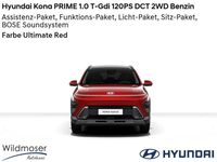 gebraucht Hyundai Kona ❤️ PRIME 1.0 T-Gdi 120PS DCT 2WD Benzin ⌛ Sofort verfügbar! ✔️ mit 5 Zusatz-Paketen