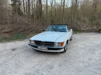 Gebraucht Mercedes SL350 200 PS (147 kW) 1973 Weiß Cabrio