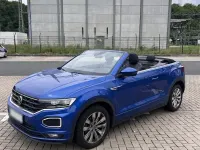 Gebraucht VW T-Roc Cabriolet R-line 150 PS (110 kW) 2020 Blau Cabrio