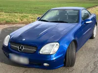 Gebraucht Mercedes SLK200 163 PS (119 kW) 2000 Blau Cabrio