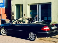 Gebraucht Mercedes CLK320 240 PS (176 kW) 2009 Schwarz Cabrio