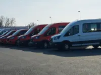 Gebraucht Ford Transit 101 PS (74 kW) 2016 Rot Van