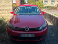 Gebraucht VW Golf VI 122 PS (89 kW) 2009 Rot Kleinwagen