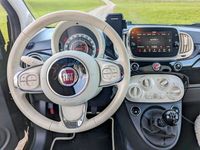 gebraucht Fiat 500C Cabrio Lounge 1,2 , schwarz, Einparkhilfe, Klima, AHK