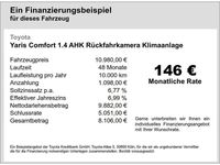 Gebraucht Toyota Yaris Comfort 90 PS (66 kW) 2015 Rot Kleinwagen