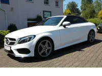 Gebraucht Mercedes C180 AMG line 156 PS (114 kW) 2017 Weiß Cabrio