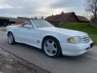 Gebraucht Mercedes SL500 AMG 306 PS (225 kW) 2001 Weiß Cabrio