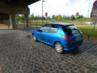 Gebraucht Peugeot 206 60 PS (44 kW) 2004 Blau Kleinwagen