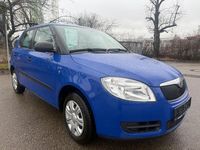 Gebraucht Skoda Fabia 60 PS (44 kW) 2009 Blau Limousine