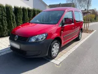 Gebraucht VW Caddy 86 PS (63 kW) 2013 Rot Van / Kleinbus