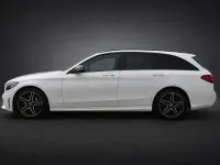 Gebraucht Mercedes C180 AMG 156 PS (114 kW) 2021 Polarweiß Kombi