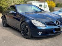 Gebraucht Mercedes SLK200 2005 Blau Cabrio