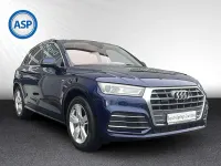 Gebraucht Audi Q5 S-Line 252 PS (185 kW) 2020 Blau (navarrablau metallic) SUV