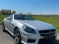 Gebraucht Mercedes SLK55 AMG AMG 421 PS (309 kW) 2015 Silber Cabrio