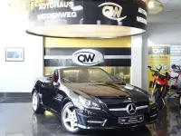 Gebraucht Mercedes SLK200 AMG line 184 PS (135 kW) 2011 Obsidianschwarz metallic Cabrio