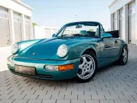 Gebraucht Porsche 911 Carrera 4 Cabriolet 250 PS (183 kW) 1993 Grün Cabrio