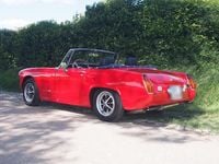Second-hand MG Midget 65 CP (47 kW) 1976 Roșu Cabrio